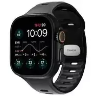 NOMAD Tempo Band – dirželis „Apple Watch“ 49 mm iš FKM (juodas)