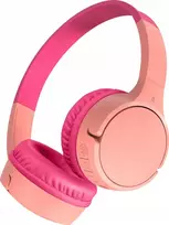 „Belkin SoundForm Mini v3“ ausinės, rožinės spalvos (AUD002BTPKV3)