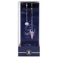 Premium Rose Quartz Chakra Pendulum Švytuoklė