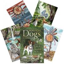 Magical Dogs Taro kortos su paaiškinimų knyga
