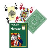 Poker 4 Jumbo Index kortos (tamsiai žalios)