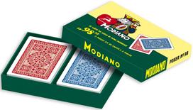 ''98'' pokerio kortų 2 kaladžių rinkinys Limituodo leidimo dėžutėje (raudonos ir mėlynos)