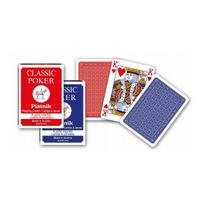 Piatnik Classic 2 Index Pokerio kortos 2 vnt. (raudonos ir mėlynos)