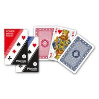 Piatnik Poker-Bridge-Rummy kortos 2 vnt. (raudonos ir mėlynos)