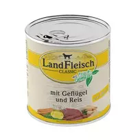 Landfleisch konservai šunims, paukštiena+ryžiai, 800g