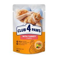 Club 4 Paws Premium su kalakutiena padaže, 24 x 85g