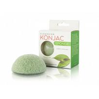 Mitomo Cleansing Konjac Sponge with Green Tea Natūrali veido kempinėlė su žaliąja arbata