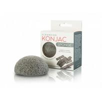 Mitomo Konjac Sponge with Bamboo Charcoal Natūrali veido kempinėlė su anglimi