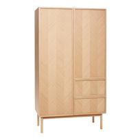 Ąžuolinė spinta 100x180 cm Herringbone - Hübsch