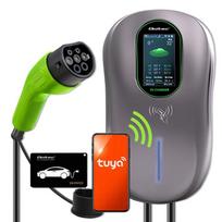 Qoltec EV Charging Station Type2 | 22kW | Wi-fi| LCD | RFID | 3 phases | Wallbox | 5m