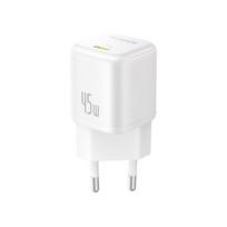 Wall Fast Charger PicoGo GaN 45W USB-C QC PD, White