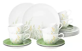 Coffee set for 6 people SELTMANN MEADOW GRASSES GREEN