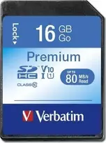 Karta Verbatim Premium SDHC 16GB Class 10 UHS-I/U1 V10 (43962)