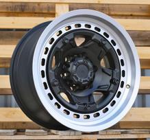 PRORACING JT186 Black Matt + Polished Lip (BMPL) R17 6x139.70 ET0 CB110.10 J9.0