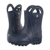 Crocs Handle It Rain Boot Kid's Navy 211056-410 (CR430-a) botai