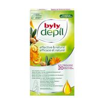 BYLY BEAUTY OILS kūno depiliacinės juostelės (20 vnt.)