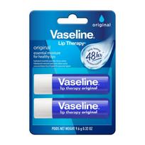VASELINE THERAPY ORIGINAL lūpų balzamai (2 x 4,8 g)