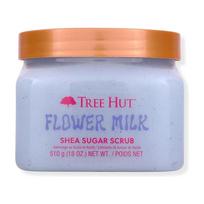 TREE HUT FLOWER MILK SHEA SUGAR kūno šveitiklis, 510 g