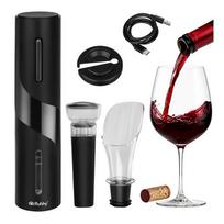 elektrinis vyno atidarytuvas, automatinis, USB, 4 dalių rinkinys