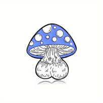 Kartoniniai grybų ženkliukai, Violetinė