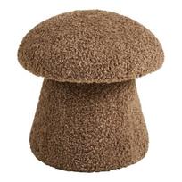 Pufas 45x45 cm Ruda Dirbtinis Kailis