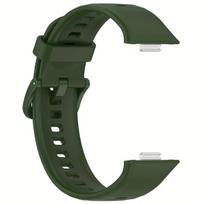 Sportiška silikoninė apyrankė Huawei Watch Fit 3, Žalioji armija