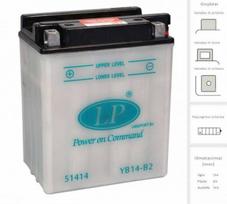 Akumuliatorius 14 Ah 170A EN 12V LANDPORT