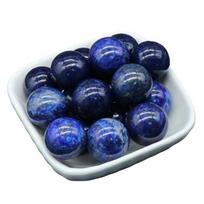 Natūralaus akmens chakra karoliukas, Lapis Lazuli