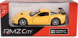 Rmz City Chevrolet Corvette C6-r geltonas, 1:32, su hologramu