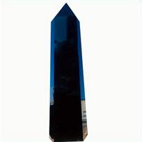 Natūralus obsidiano obeliskas, 7–8 cm / 2,76–3,15 colio