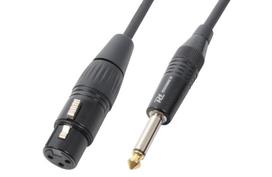 CX40-1 Kabelis XLR Female-6.3 Mono 1.5m