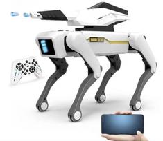 Išmanusis robotas šuo su pulteliu ir programėle