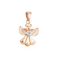 Auksinis pakabukas moterims su cirkoniu "Angelas" Brasco 61432 61432
