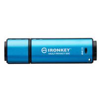 „Kingston IronKey Vault Privacy 50C“ 64GB USB-C, 256 bitų, AES šifruotas