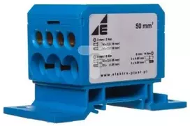 Elektro-Plast Paskirstymo blokas 2x4-50mm2 + 3x2,5-25mm2 + 4x2,5-16mm2 mėlynas DB1-N