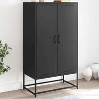Komoda, juodos spalvos, 68,5x38,5x123,5cm, plienas