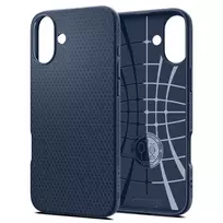 Dėklas Spigen Liquid Air, navy mėlynas - iPhone 16 Plus