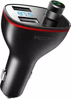 Rock Transmiter FM B300 MP3, Bluetooth - 2xUSB - juodos spalvos