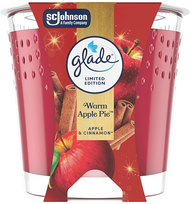 Glade Warm Apple Pie scented candle 112 g