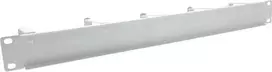 InLine® 19" Cable management panel, 5 large brackets, RAL7035, pilkas
