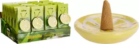 Mondex CITRONELLA smilkalų kūgeliai, 30 vnt., su laikikliu