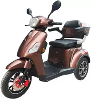 Beaster Scooter Elektrinis triratis motoroleris, BSMAGNUM2A, rudas, surinktas, 1000 W