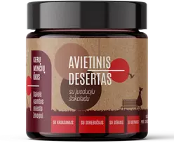 Avietinis desertas su šokoladu, 230g