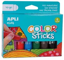 Apli Kids dažų pastelės (6 spalvos)