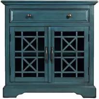 Av175-32 Komoda 2D/1S Avola Antique Mėlyna