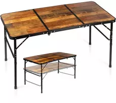 Sulankstomas stalas 120x60x37/66 cm