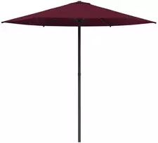 Sodo skėtis 230 x 230 cm Poliesteris Stačiakampio Bordo raudona