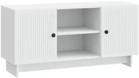 TV staliukas Televizoriaus spintelė 102 x 34,5 x 50 cm Balta