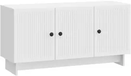 TV staliukas Televizoriaus spintelė Balta 99 x 34,5 x 50 cm Apdirbta mediena