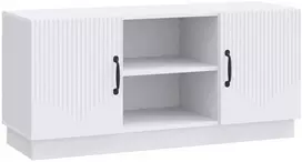 TV staliukas Televizoriaus spintelė Balta 102 x 34,5 x 47 cm
